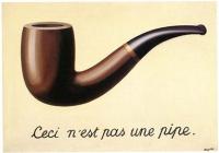 "ceci n'est pas une pipe" by Magritte
